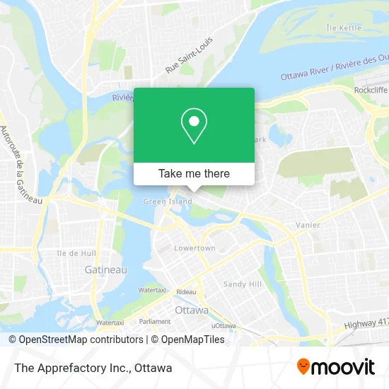 The Apprefactory Inc. map