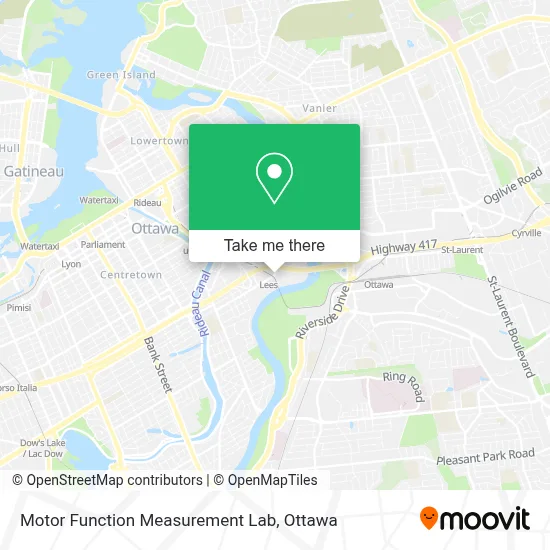 Motor Function Measurement Lab map