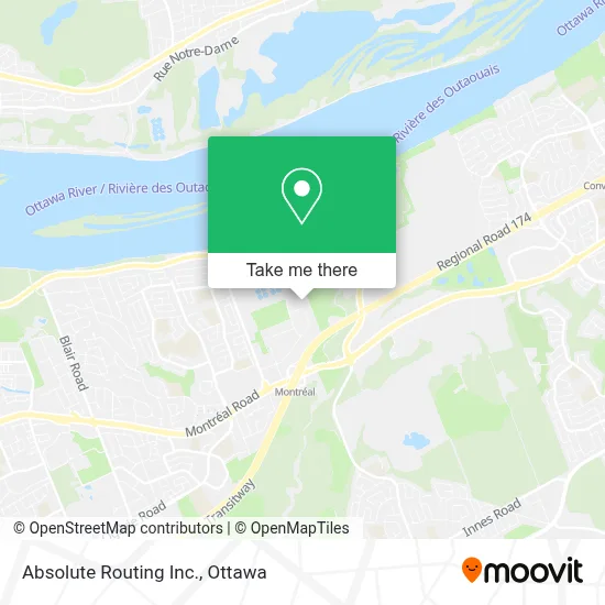 Absolute Routing Inc. map