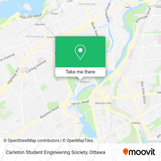 Carleton Student Engineering Society map