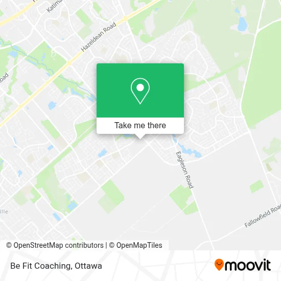 Be Fit Coaching map