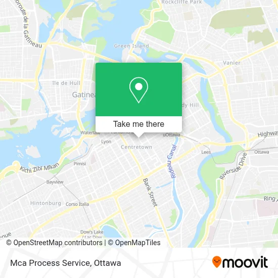 Mca Process Service map