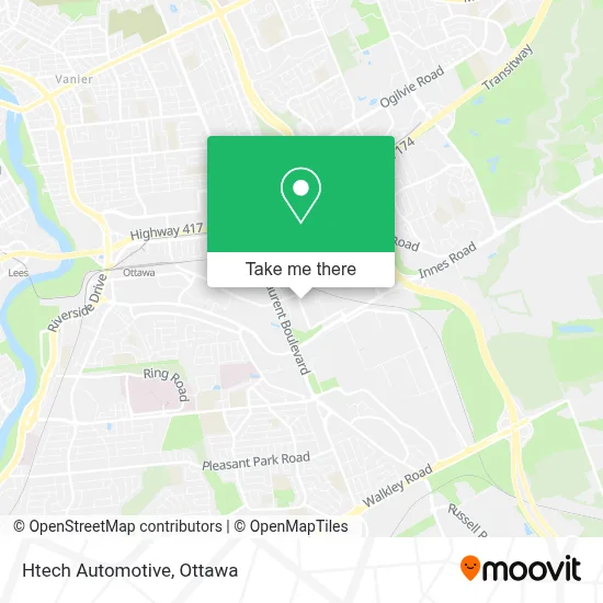 Htech Automotive map