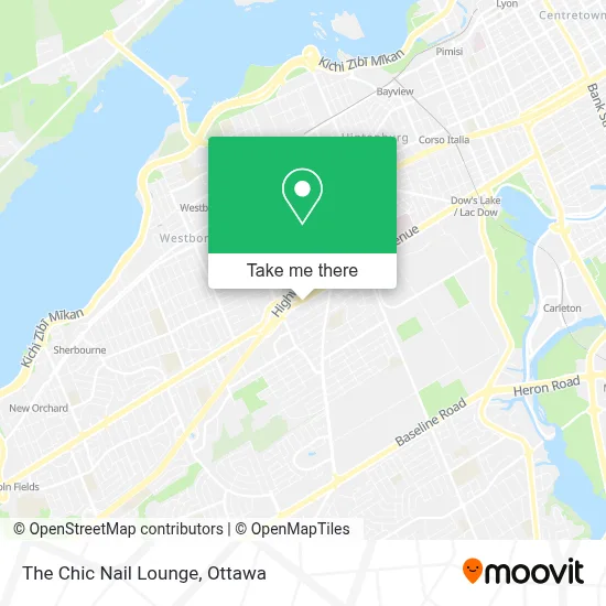 The Chic Nail Lounge map