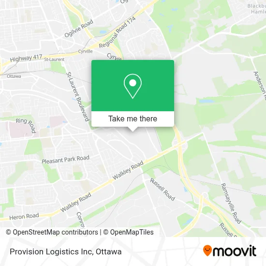 Provision Logistics Inc map