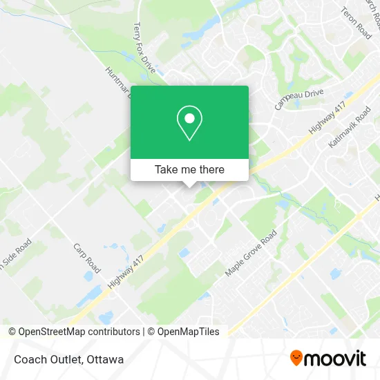 Coach Outlet map