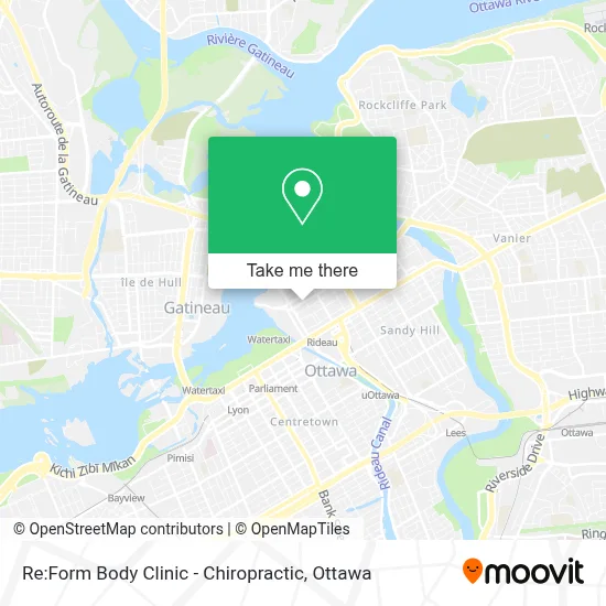 Re:Form Body Clinic - Chiropractic map