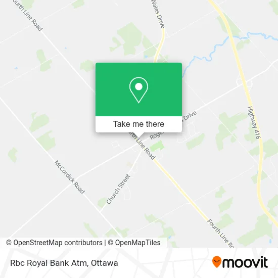 Rbc Royal Bank Atm map