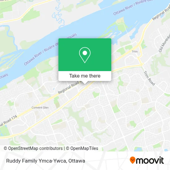 Ruddy Family Ymca-Ywca map