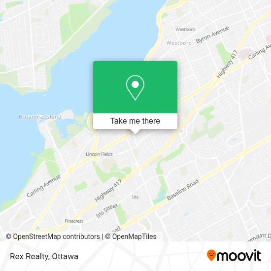 Rex Realty map