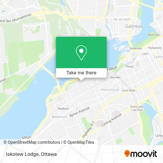 Iskotew Lodge map