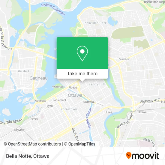 Bella Notte map