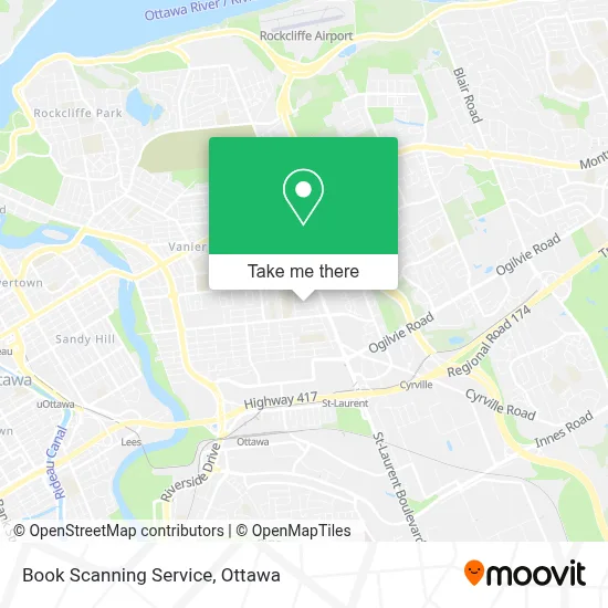 Book Scanning Service map
