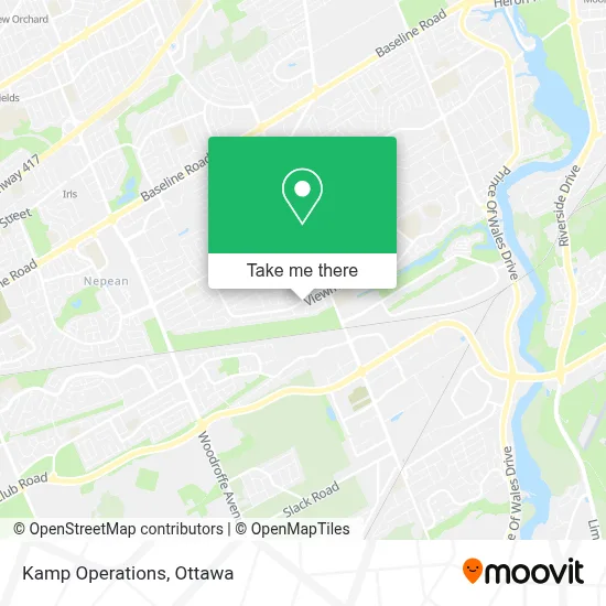 Kamp Operations map