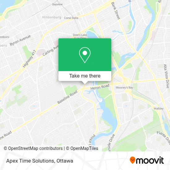 Apex Time Solutions map