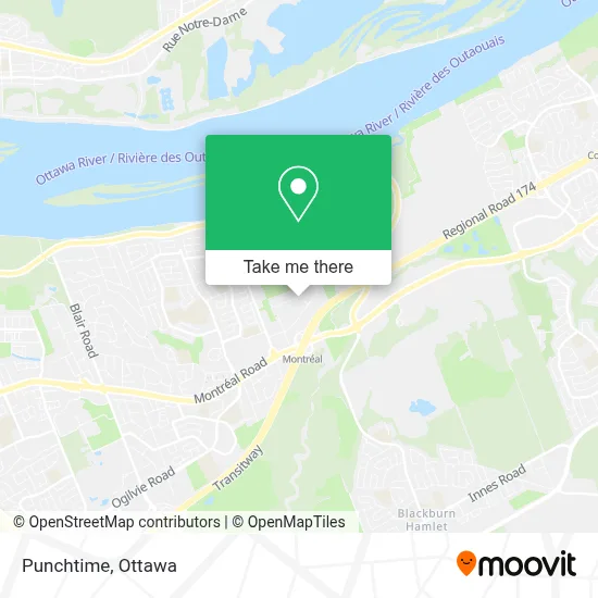 Punchtime map