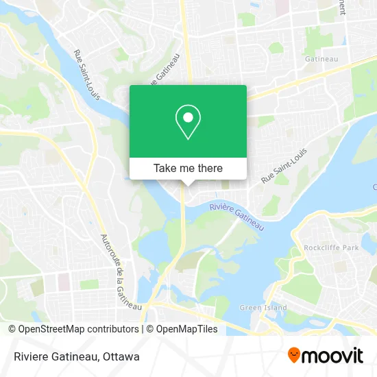 Riviere Gatineau map