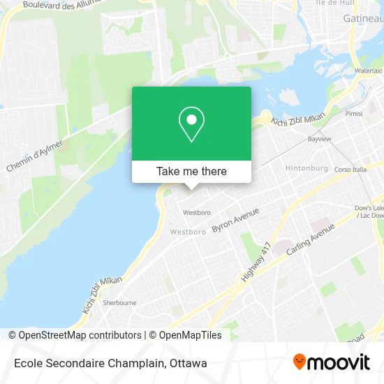Ecole Secondaire Champlain map