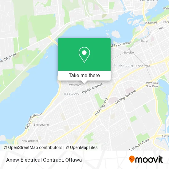 Anew Electrical Contract map