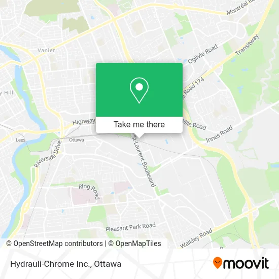 Hydrauli-Chrome Inc. map