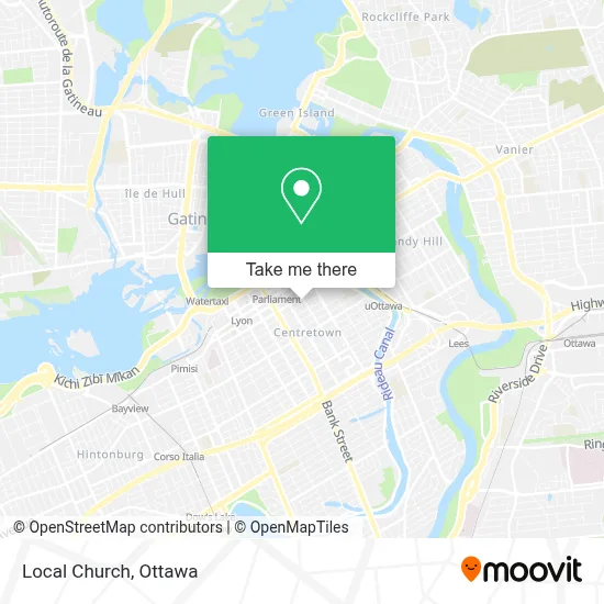 Local Church map