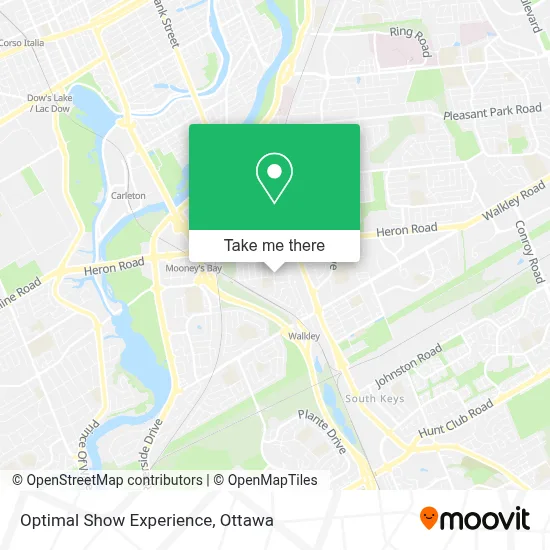 Optimal Show Experience map