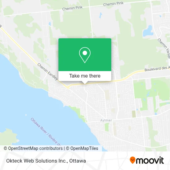 Okteck Web Solutions Inc. map