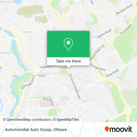 Automondial Auto Group map