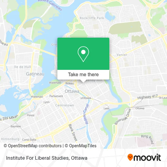 Institute For Liberal Studies map