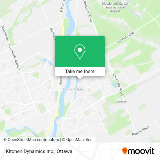 Kitchen Dynamics Inc. map