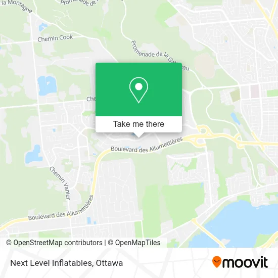 Next Level Inflatables map