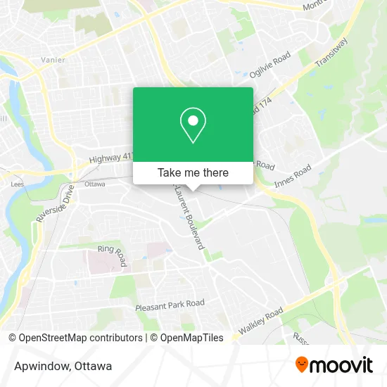 Apwindow map