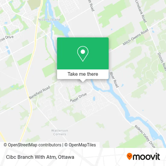 Cibc Branch With Atm map