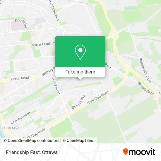 Friendship Fast map