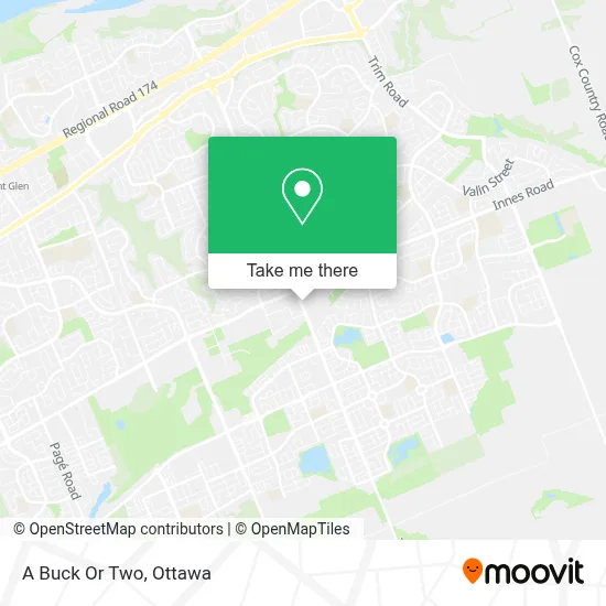 A Buck Or Two map