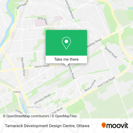 Tamarack Development Design Centre map
