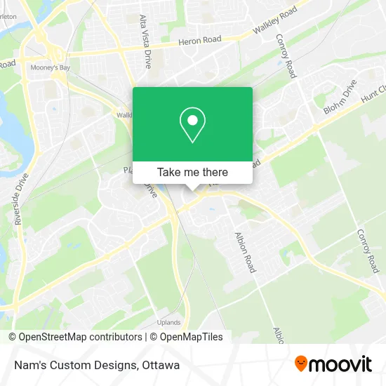 Nam's Custom Designs map