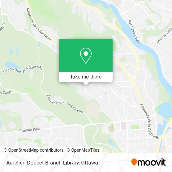Aurelien-Doucet Branch Library map