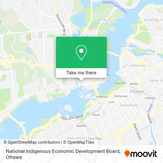National Indigenous Economic Development Board map