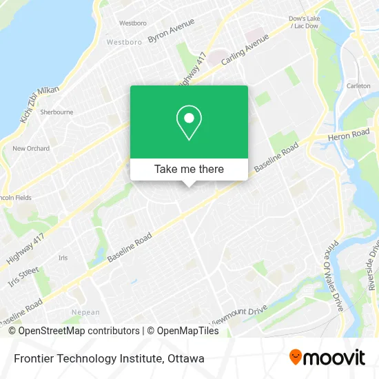 Frontier Technology Institute map
