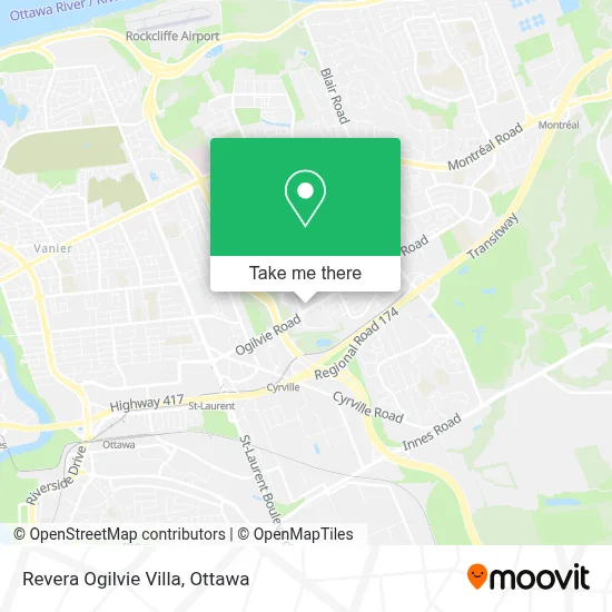 Revera Ogilvie Villa map