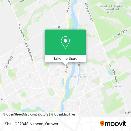 Shell C22343 Nepean map