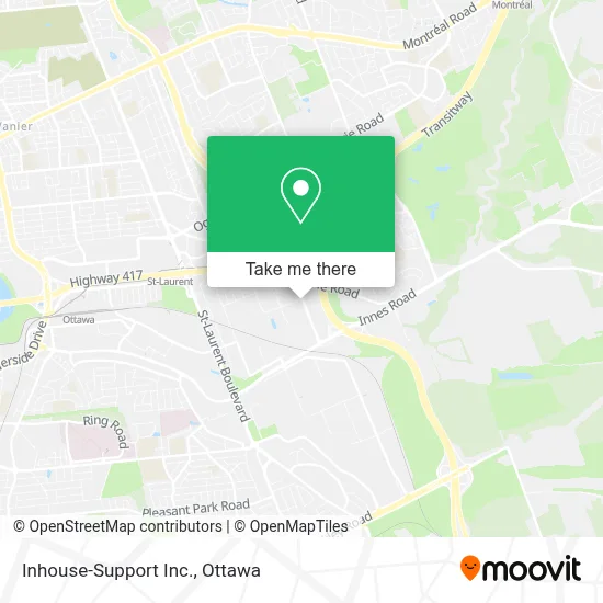 Inhouse-Support Inc. map