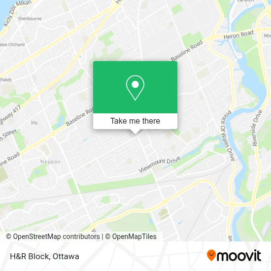 H&R Block map