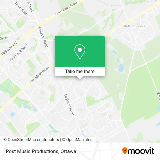 Post Music Productions map