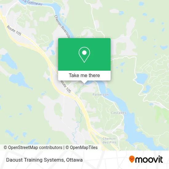 Daoust Training Systems map
