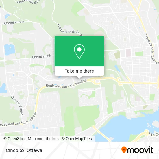 Cineplex map