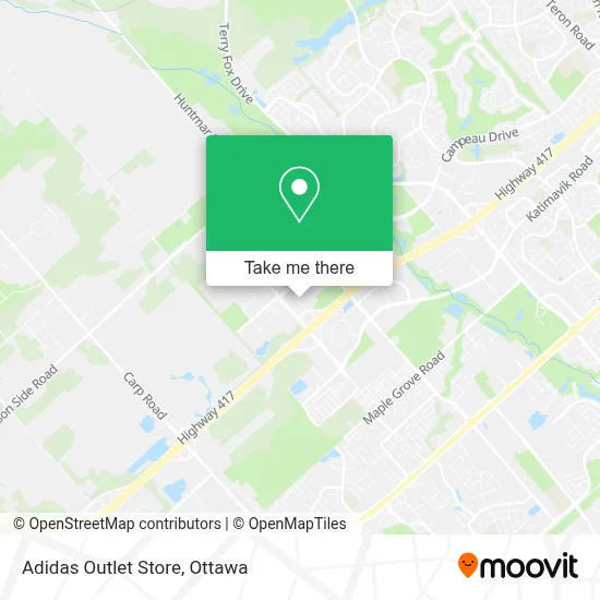 Adidas Outlet Store map