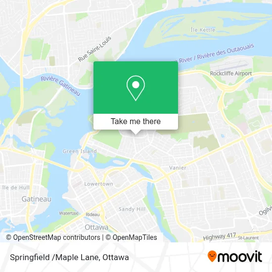 Springfield /Maple Lane map