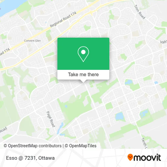 Esso @ 7231 map